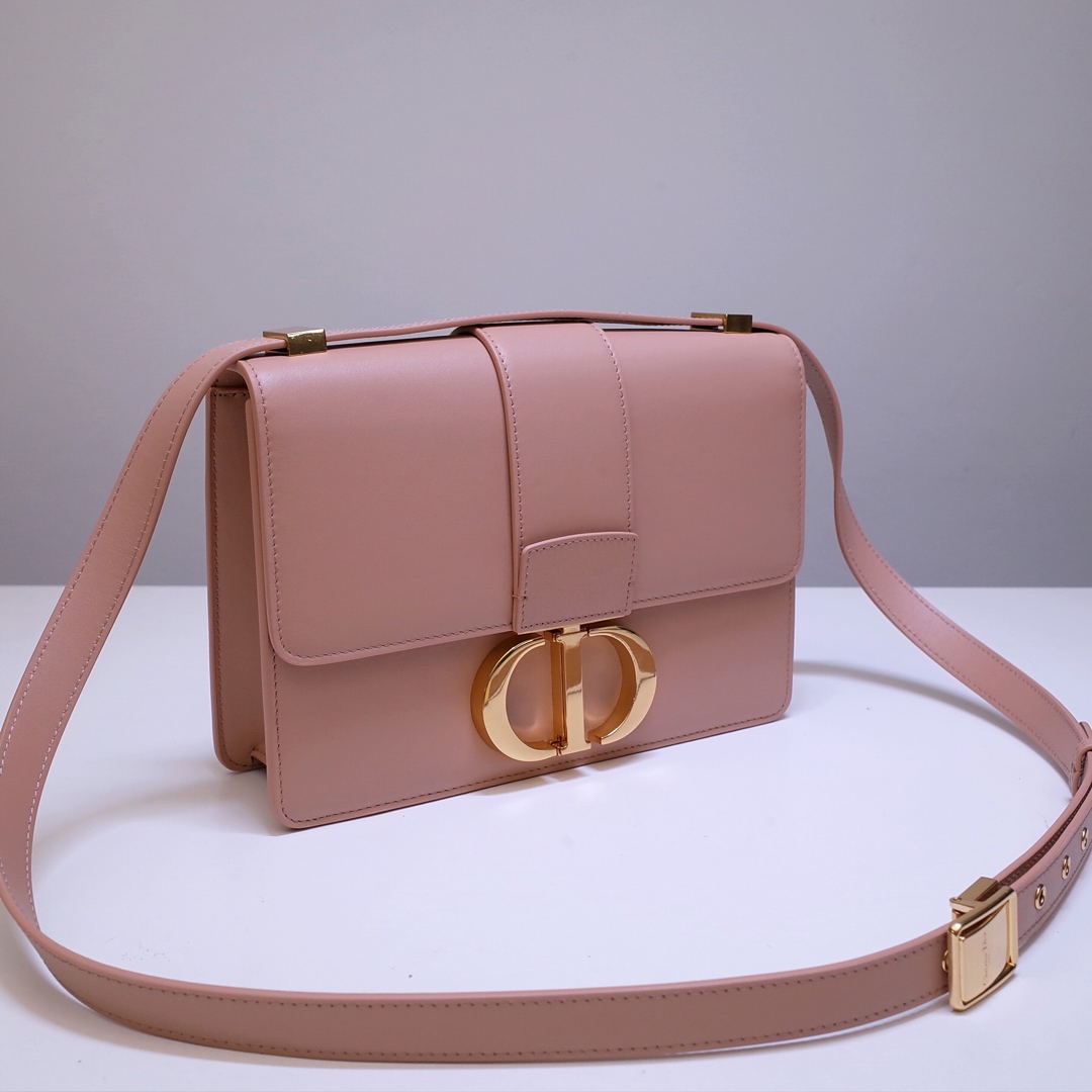 30 Montaigne Bag Pink Box Calfskin